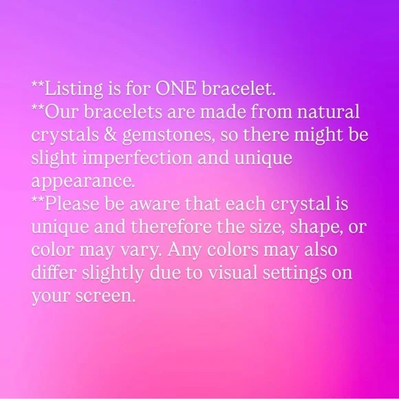 Purple Rabbit Hair Rutilated Quartz Bracelet 8mm - Picture 4 of 4